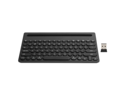Teclado Sem Fio Ajazz 320i com modo duplo Bluetooth 2.4g, sem bateria, para jogos e escritório