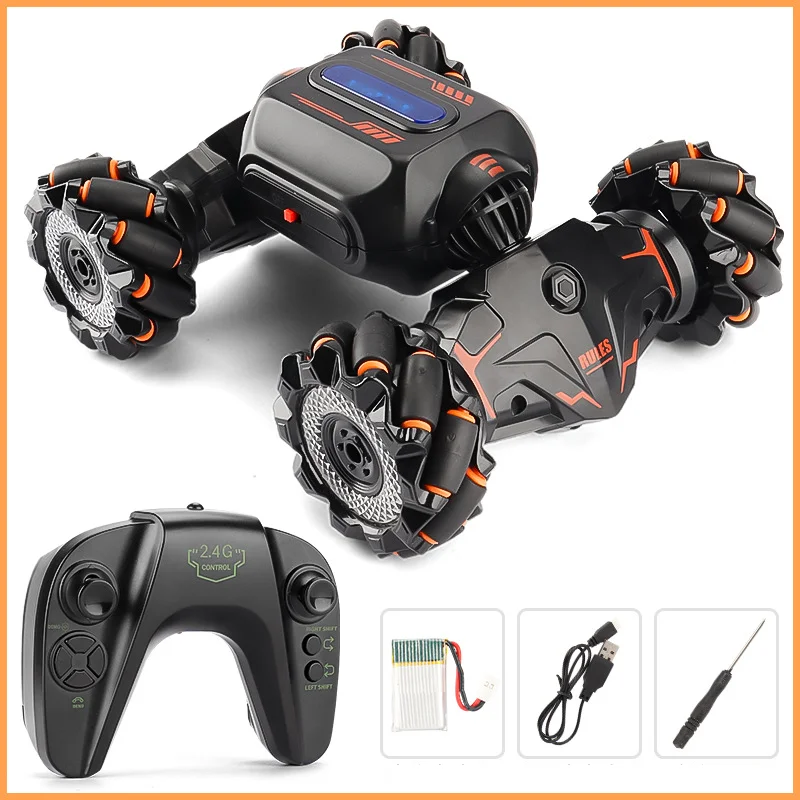 Caminhão Twist com Controle Remoto 2.4g com Sensor de Gestos para Escalada em Terrenos Inferiores MDUG (laranja)