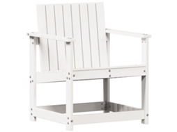 Garden Chair, Garden Chairs Vidaxl Branco Madeira De Pinho (n/a)