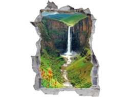 Adesivos Muraux Paysage Natureza Cascata Autocolante Adesivo Mural Para Salão De Beleza Chambre Cuisine Bureau Adulto Enfant 70x110cm