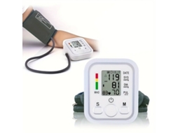 Monitor De Pressão Arterial De Braço Com Função Memória, Branco