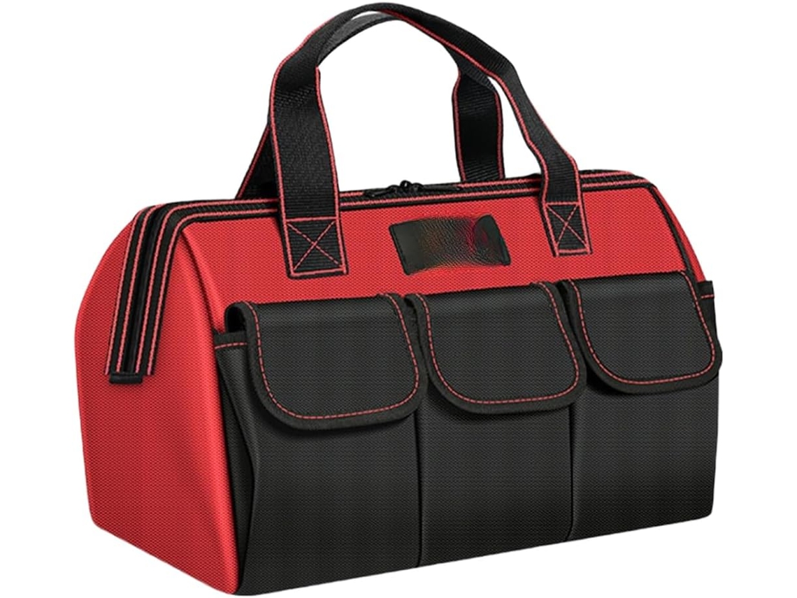 Bolsa profissional para ferramentas, resistente à água, com faixa refletora mecânica, mochila Faixas, diversas opções, vermelha C