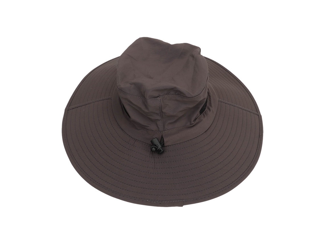 Chapéu Sol De Nylon Com Aba Larga Uv Proteção
