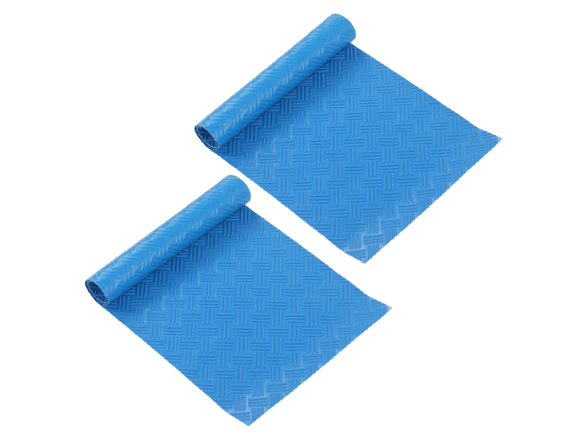 Conjunto de 2 Tapetes Antiderrapantes para Escada de Piscina 60x24cm S/MARCA