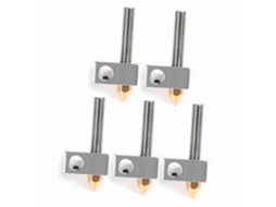 Conjunto Bico De Latão 0.4mm + Bloco De Aquecimento + Tubo Throat 1.75mm Para Impressora 3d Anet A8 A6 Ender 3