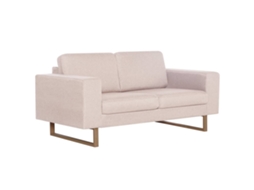 Sofa, Sofas Vidaxl Creme Tecido (n/a)