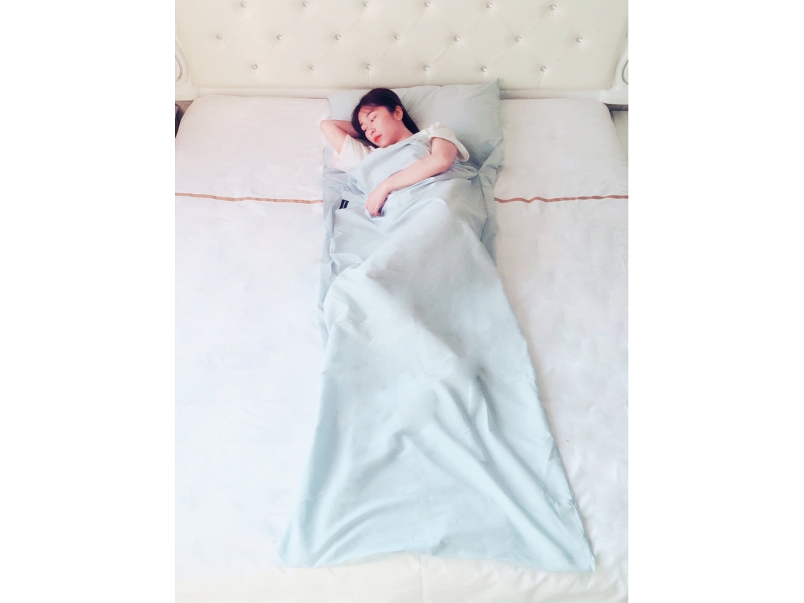 Forro de Saco de Dormir Leve PANOONA com dimensões 115x210cm em várias cores