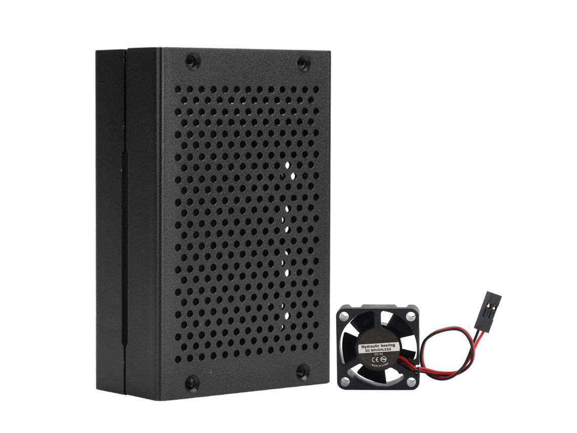 Capa Protectora de Alumínio para Raspberry Pi 4 Preto 2 Unidades