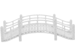 Ponte em Arco em Miniatura Kichouse, Feita de Material, para Jardins de Fadas, Micro Paisagens e Decoração Externa de CHABERLU