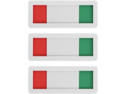 Galpada Indicator 3-porta Deslizante De Acrílico Para Privacidade, Com Mecanismo Deslizante, Ideal Para Escritórios