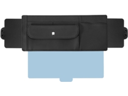 Extensor de para-brisa de carro com espelhos e suportes para carrinho.