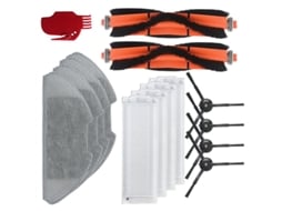 Kit de Escova Lateral Principal, Filtro e Pano de Limpeza para Aspirador Robô Mi 2 Pro Mjst1s BRILVIBERA