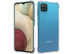 Capa Gel Proteção Absorção para Samsung Galaxy A12 HONGWE. Textura Macia Anti-Choque Transparente