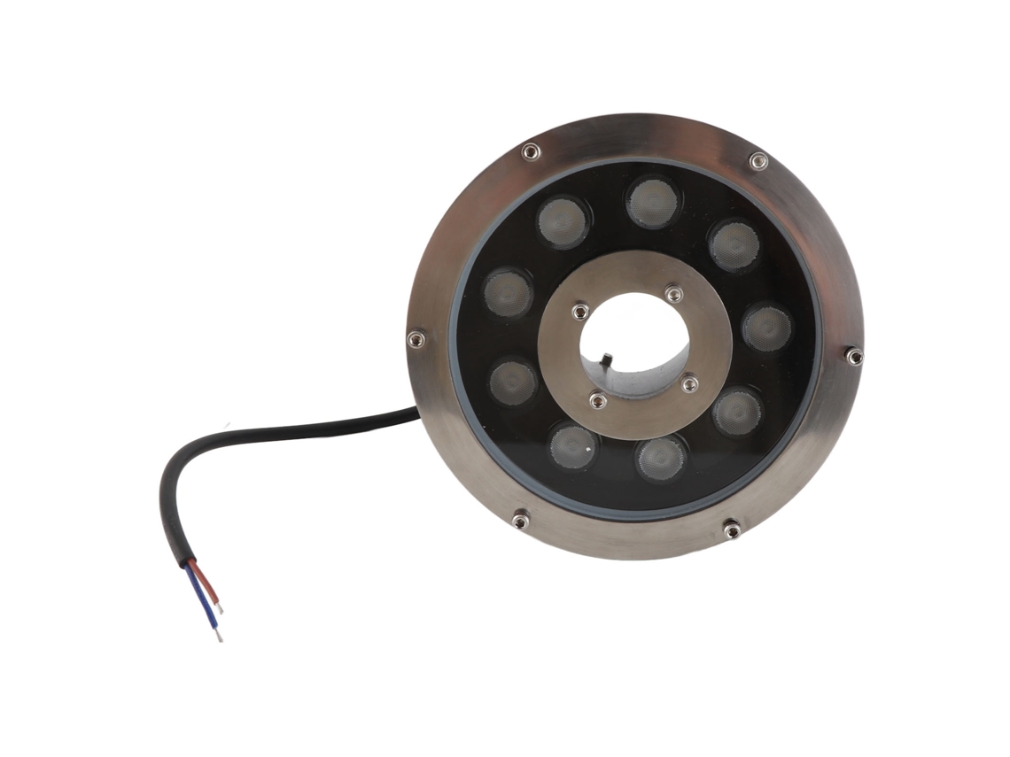Primerox Submersível Luz Led da Fonte de Jardim Aço Inoxidável Branca 9w Ip68 Alto Brilho