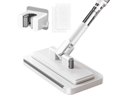 Mop Easy Sem Contato, Ferramenta De Limpeza Com 2 Panos