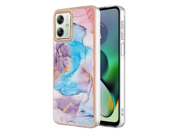 Capa Para Celular Motorola Moto G54 Em Tpu Com Revestimento Eletrolítico Imd