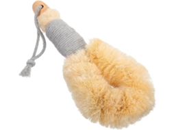 Escova De Banho Beavorty Para Esfoliação E Massagem Com Cabo Longo Em Sisal Natural, Escova Corporal Multifuncional De