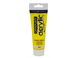 Pintura Acrílica Graduate Daler Rowny 120 Ml (651 Amarelo Limão)