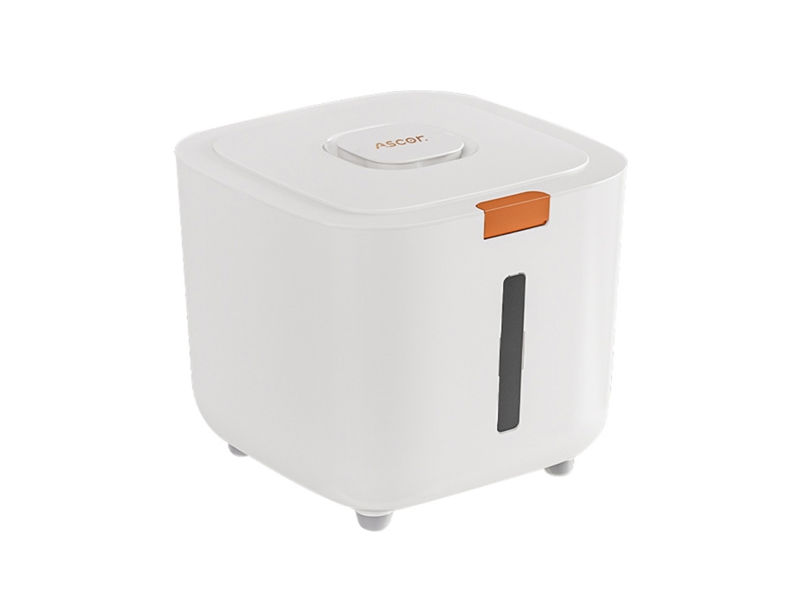 Recipiente Hermético E Impermeável De 10 Litros Para Armazenamento De Arroz, Multifuncional Para Alimentos Secos E Ração De Estimação.