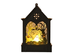 Laxiscreed Vela Led Decorativa Para Halloween, Luz De Ambiente Com Fantasia De Fantasma E Abóbora