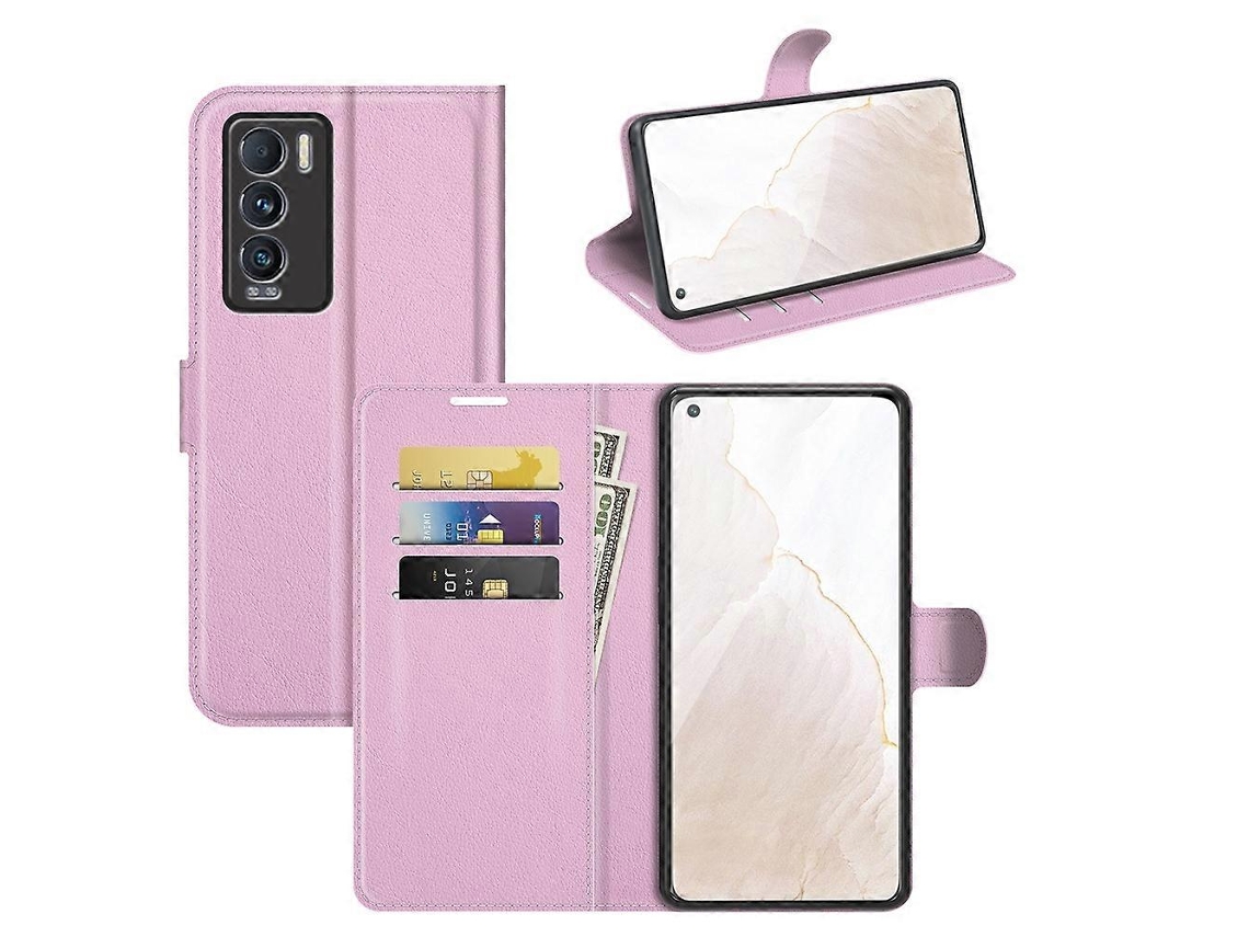 Capa Protetora Horizontal Com Flip E Compartimentos Para Cartões E Carteira Para Oppo Realme Gt Master Explorer