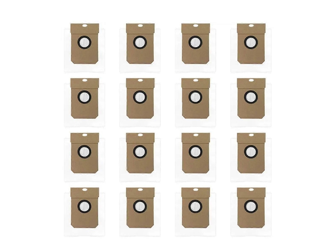 Conjunto De 16 Sacos Para Aspirador Pó Robô Karingbee S7 Omni Acessórios E Peças Reposição Tuotuo