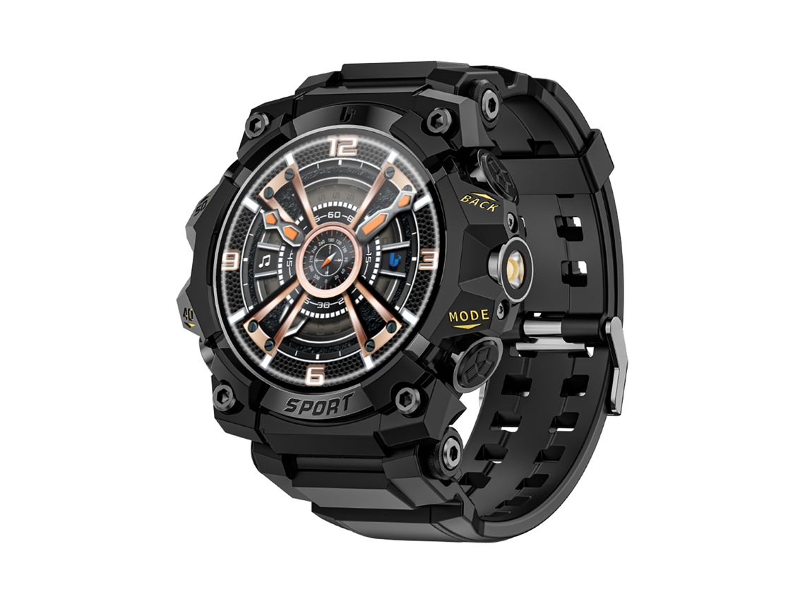 Aetheria lokmat Attack 3 Pro Smart Watch Relógio Inteligente com Lanterna Monitor Cardíaco Ip68