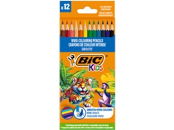 Lápis de Cor BIC Kids, 12 Cores