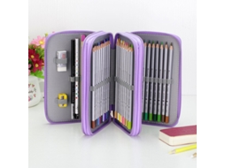 Estojo Escolar Oxford Com 36/48/72 Furos, Criativo, De Grande Capacidade, Para Lápis Desenho, Multifuncional Material Infantil. Aquaforge