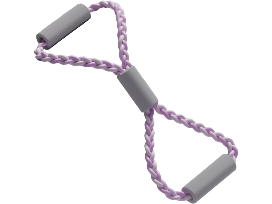 Faixa Elástica De Resistência Em Formato 8 Para Exercícios Braços E Treinamento Muscular | Corda Tensão