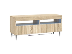 Vidaxl Gabinete De Tv Led Carvalho Sonoma Derivados De Madeira