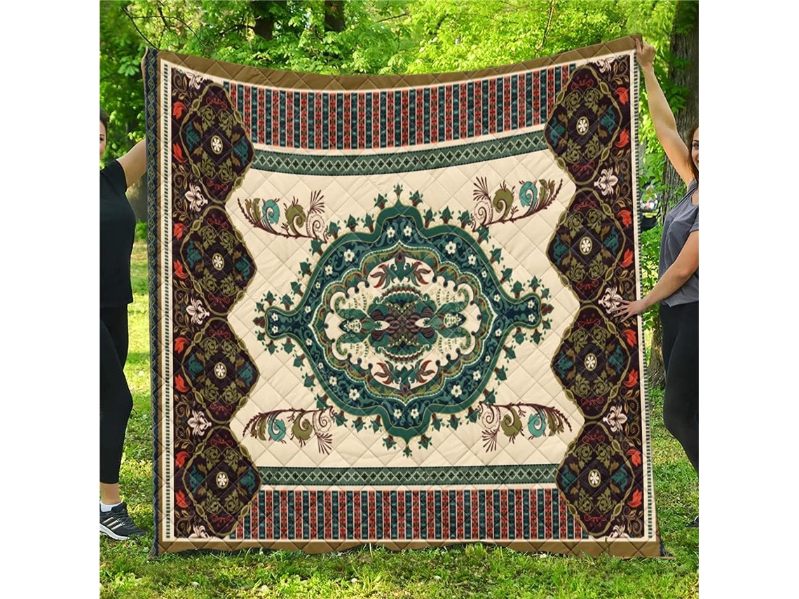 Colcha Acolchoada Fansu Capa de Cama Cobertor para Ar Condicionado Edredom Conjunto Estampada Sofá com Criança