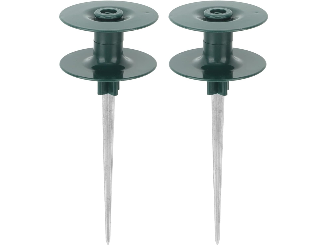 Suporte Universal Para Mangueira Em Abs E Zinco, Com Ponta Roda,
