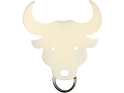 Cabide de Parede QUALY Bull Branco