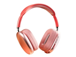 Fones De Ouvido Bluetooth Sem Fio (vermelhos), Som De Alta Fidelidade, Design Com Arco Para A Orelha, Bateria De Longa Duração.