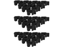 Yardenfun Conjunto De 40-travas Arame Plástico Gaiolas Animais Estimação, Conectores Portas De Gaiolas, Cercas