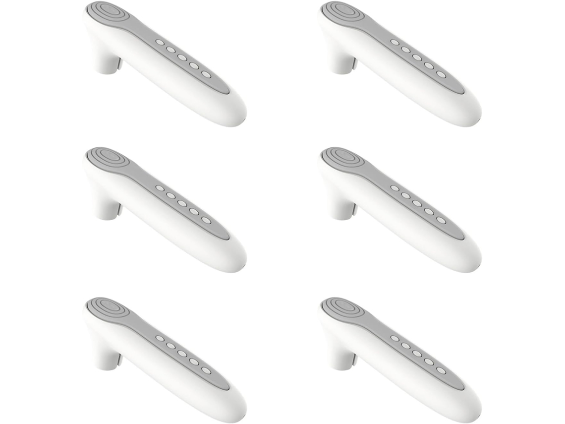 Conjunto De 6-protetores Maçaneta Porta Em Silicone, Antiestáticos E Protetores Para Maçanetas