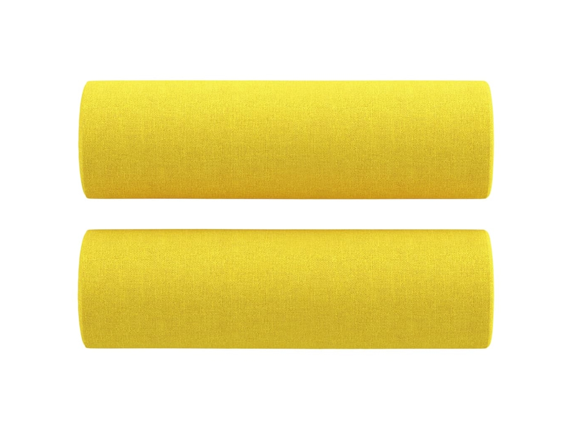 Throw Pillow, Throw Pillows Vidaxl Amarelo Tecido (n/a)