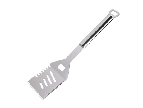 Espátula Multifuncional Em Inox 35 Cm Ferramenta 5 Em 1 Para Churrasqueira Siroco