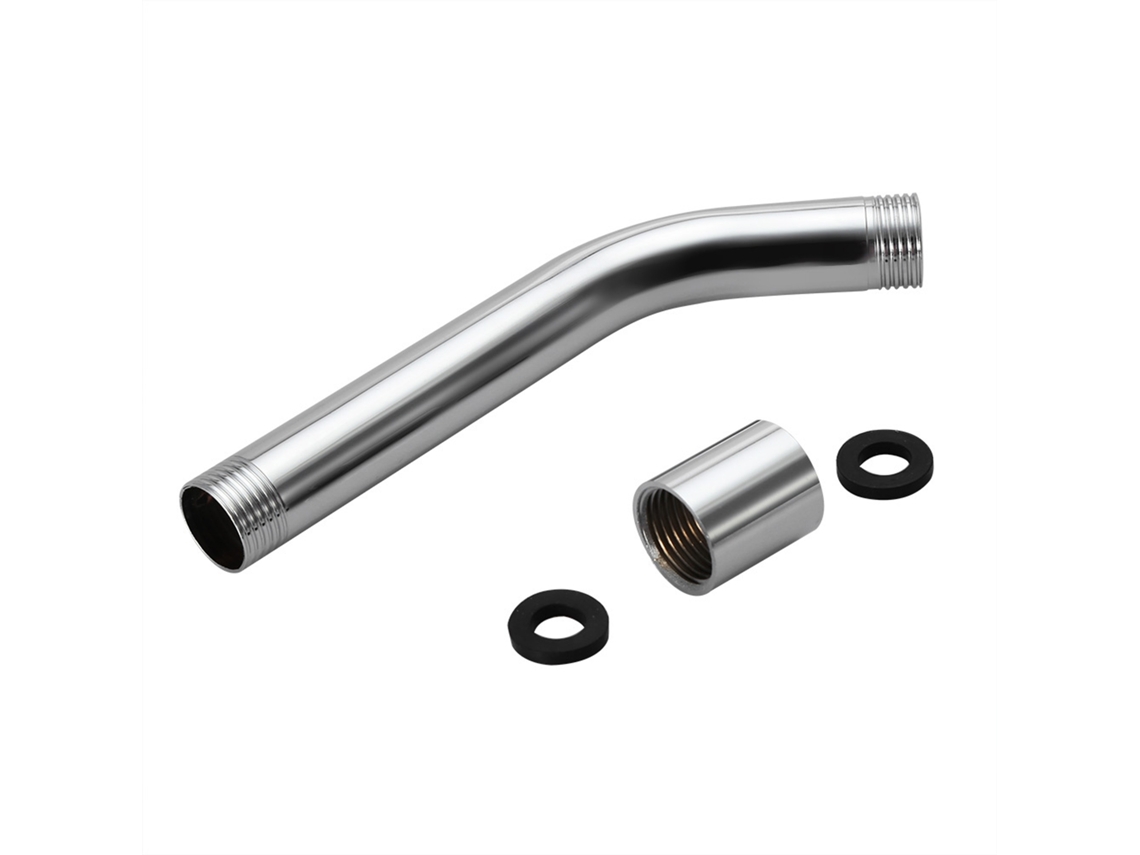 Extensão De Braço De Chuveiro Mão Inox (prateado Parede)