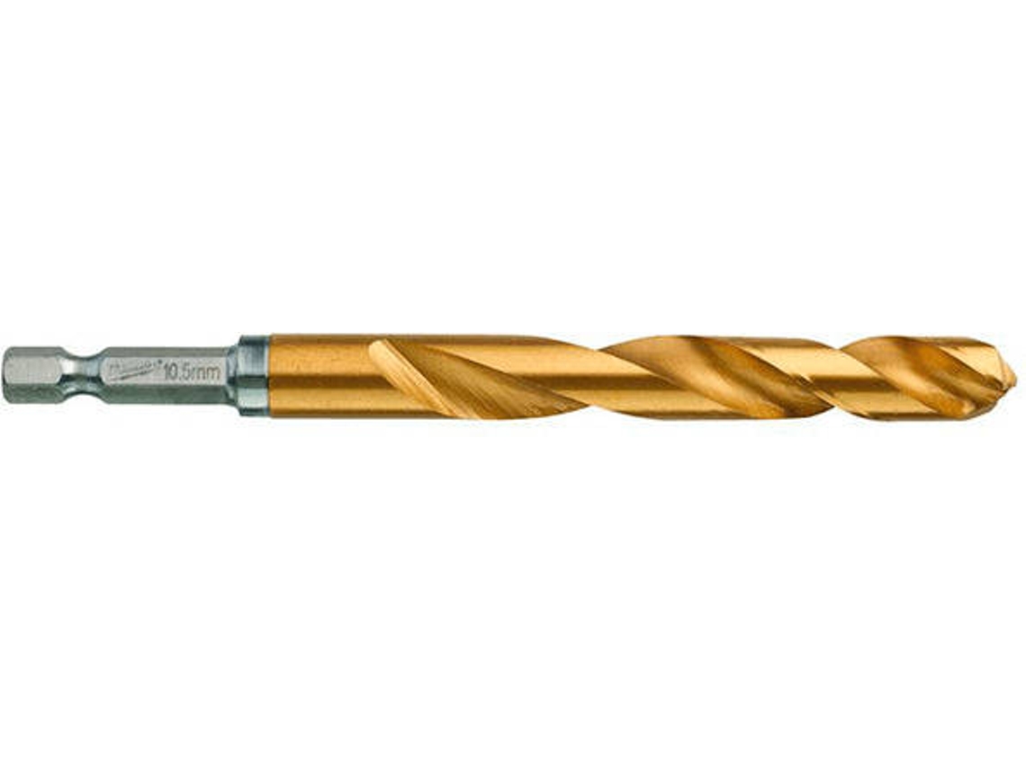 Broca MILWAUKEE HSS-G Tin Red Hex (10.5mm)