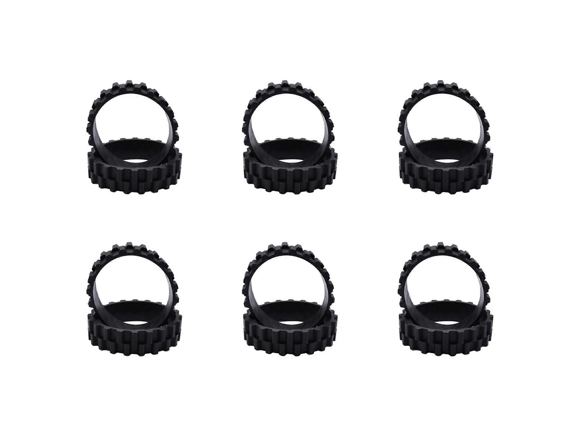 12pcs Pneu Rodas Para Xiaomi Mijia 1c/2c/3c S5 Série/t6/t7 Robô Aspirador Anti-slip Peças Reposição