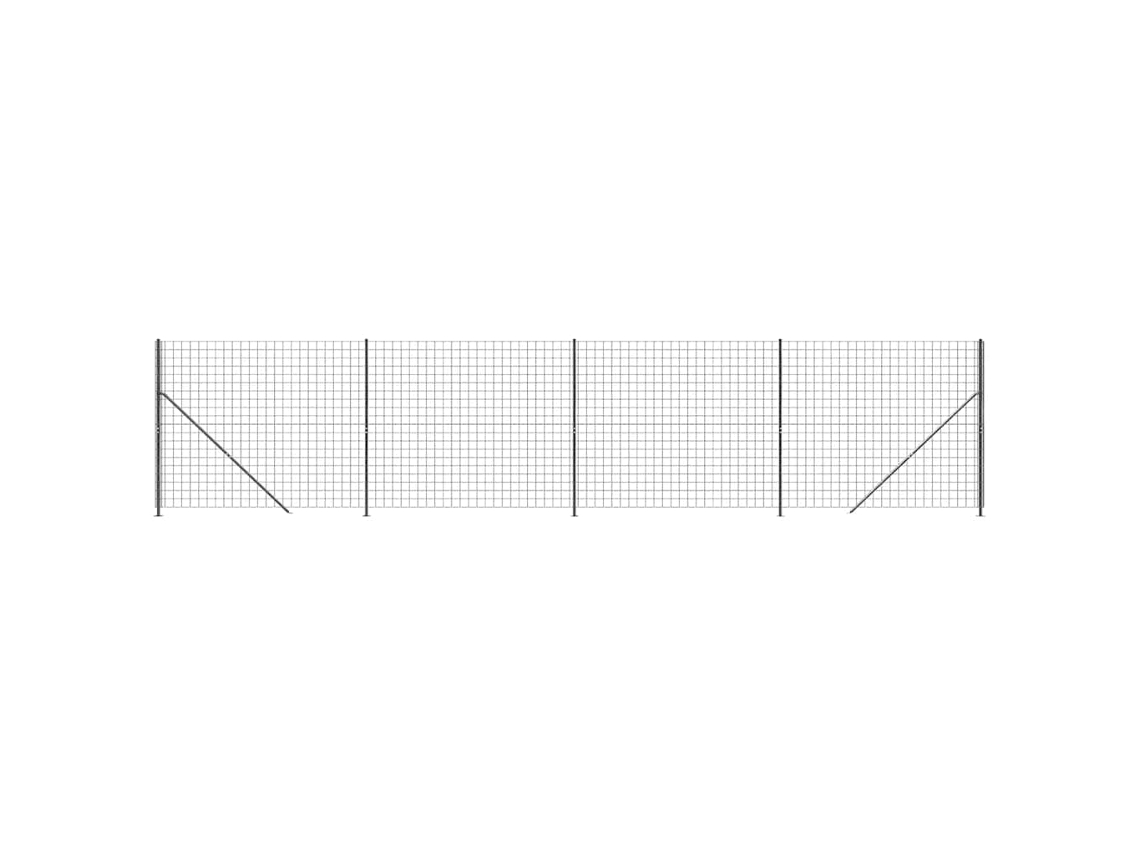 Wire Mesh Fence, Wire Mesh Fences Vidaxl Antracite Aço (2 X 10 M)