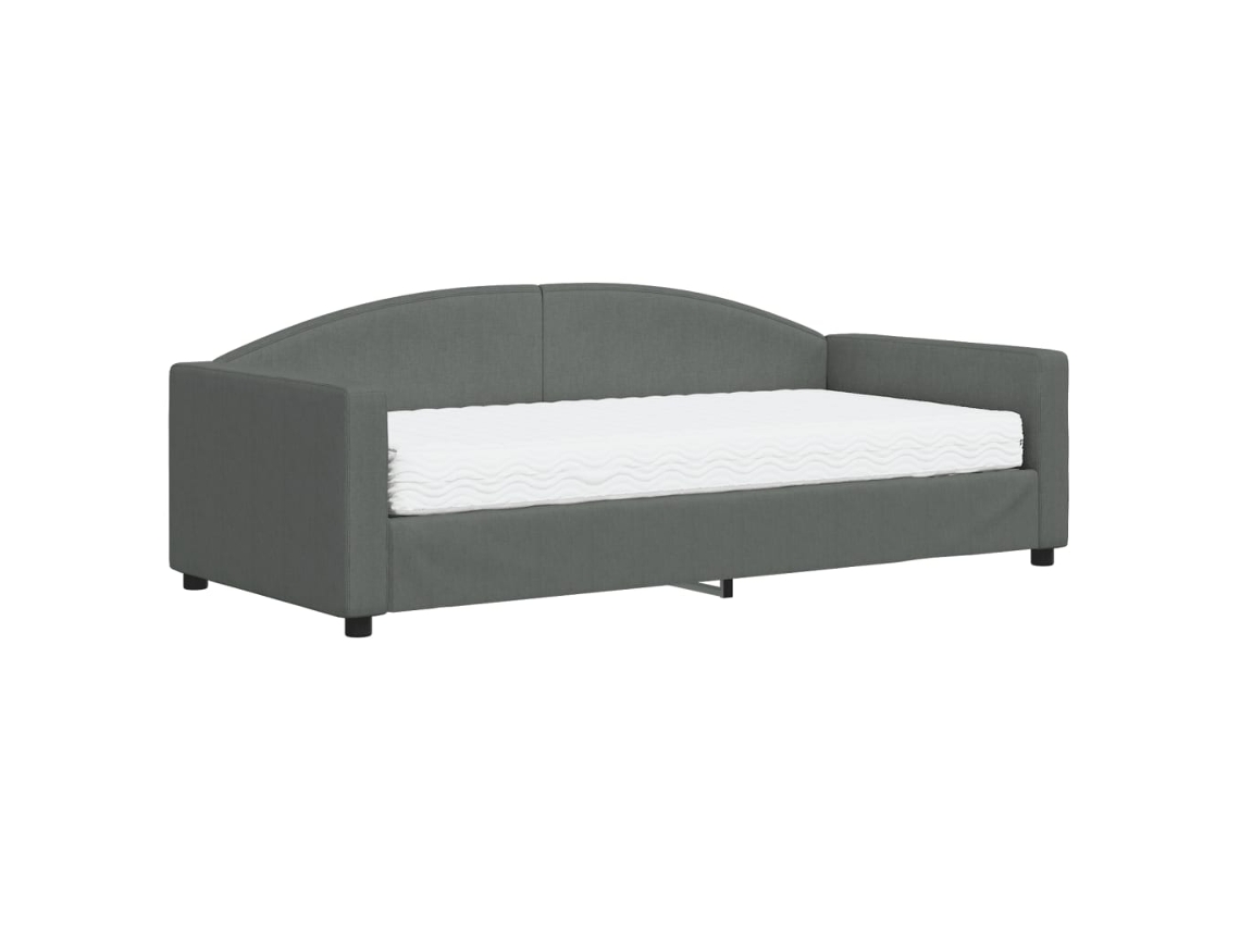 Daybed With Mattress, Daybeds With Mattresses Vidaxl Cinzeto Tecido (90 X 190 Cm)