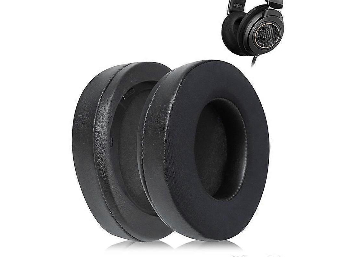 Pacote com 2 Almofadas de Substituição para Fones de Ouvido Philips Shp9500, em Couro Proteico e Tído de Seda Gelada. GIECY