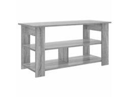 Conjunto 1 Suporte Para Tv Vidaxl Cinzento Derivados De Madeira (100 X 40 X 50 Cm)