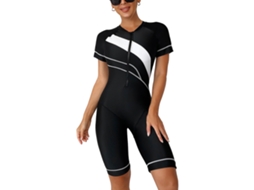 Traje Neopreno Curto Feminino Preto para Mergulho e Surf Tamanho 42