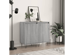 Vidaxl Aparadores 2 Pcs 40x35x70 Cm Derivados Madeira Cinzento Sonoma