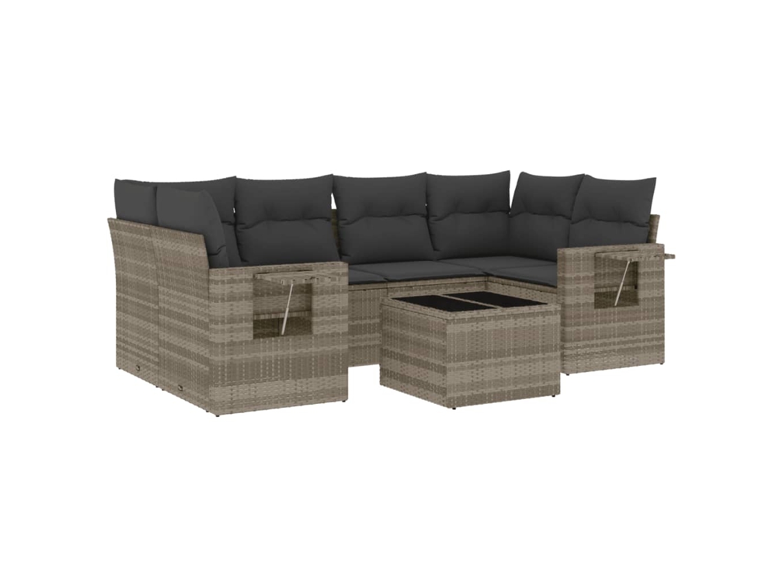 Garden Sofa Set, Garden Sofa Sets Vidaxl Cinzeto Rattan / Vime (n/a)