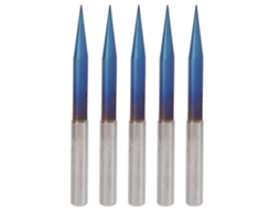 5pcs Broca De Gravura Ponta V 2 Canais 4mm Gola Fresa De Carving Aço Tungstênio 4x0.5x15 Para Madeira Alumínio